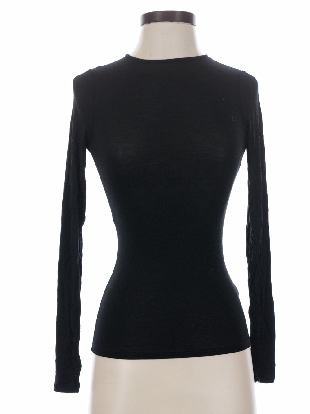 Joah Brown Black Long Sleeve Modal Top - Picture 2 of 8